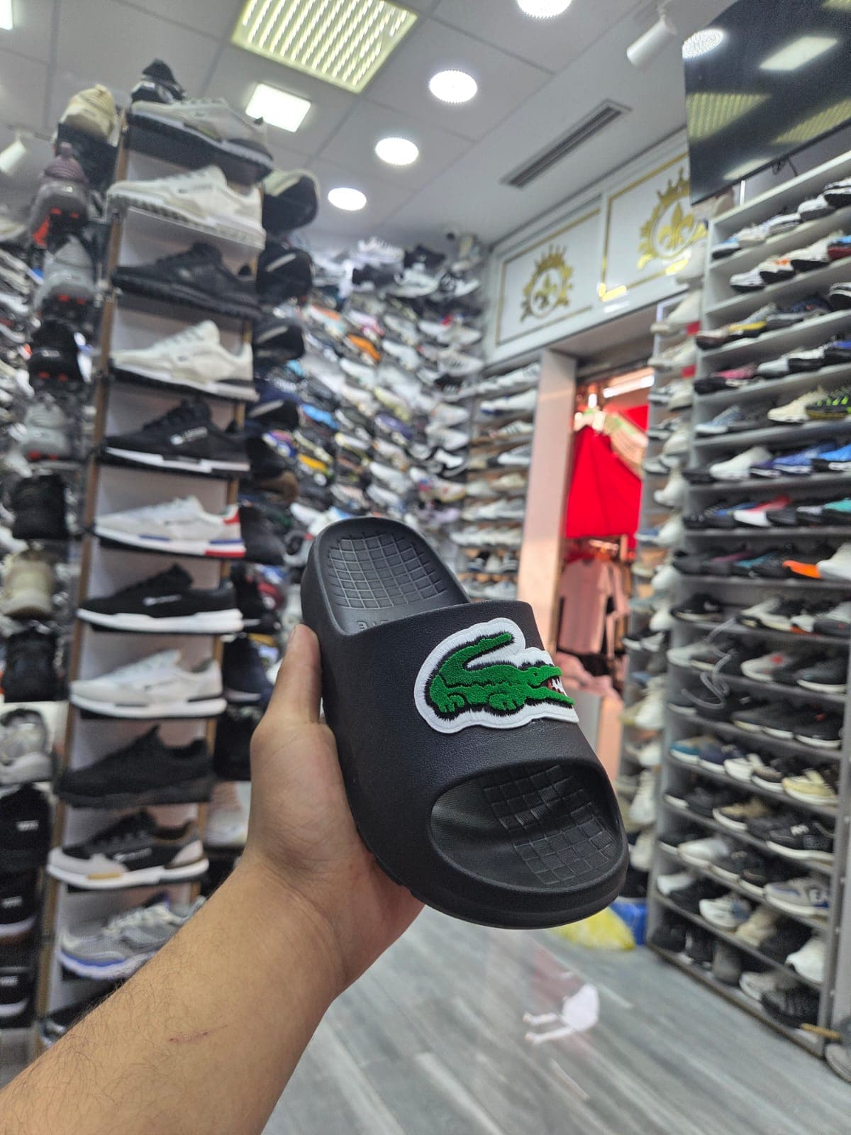 Claquette Lacoste Noir