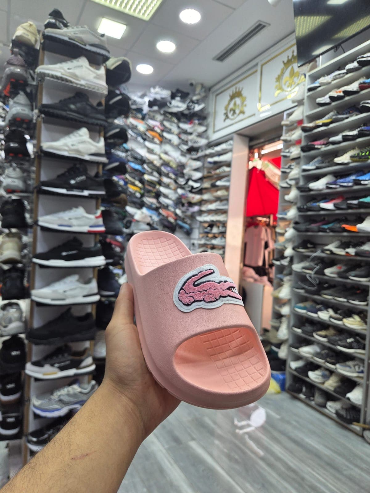 Claquette Lacoste Rose