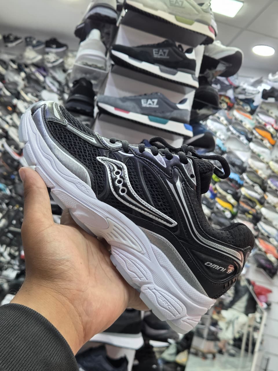 Saucony Omni 9 Noir/Argent